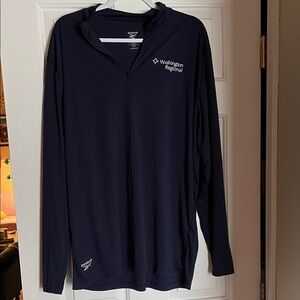 Reebok Navy Long Sleeve Shirt